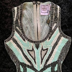 HERVE LEGER DRESS XS